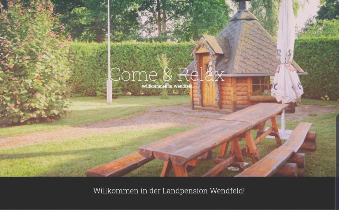Landpension Wendfeld Sanitz エクステリア 写真